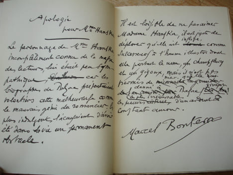 LA VÉRITABLE IMAGE DE MADAME HANSKA. Marcel Bouteron