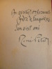 Le théâtre et la vie sous la troisième république, avec envoi autographe de l'auteur !. René Peter