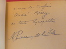 Autour des berges de la seine, envoi autographe signé de l'auteur à André Berry. 
Robert Lacroix de L'Isle
