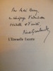 l'éternelle escorte  ( poèmes ), avec envoi autographe de l'auteur ! . Pierre Grosclaude