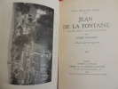 JEAN DE LA FONTAINE . André Hallays 