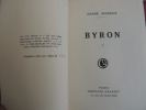 BYRON exemplaires numérotés sur velin 2/2 vols.  André Maurois