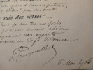 poème autographe à Albert Montreuil
. PIERRE TRIMOUILLAT 