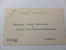 
 poème autographe à Albert Montreuil . JULES DE MARTHOLD 
