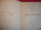 Sonnets Chartrains, avec un envoi autographe !. Henri Labat