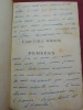 PENSÉES DE L’ABBÉ J.M.J BODSON avec E.A.S. PENSÉES DE L’ABBÉ J.M.J BODSON 2/2 Pages manuscrites & Lettre de Planus 1896