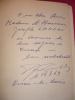 Corrie du Moulin, nouvelles, avec envoi autographe. L.Kurland