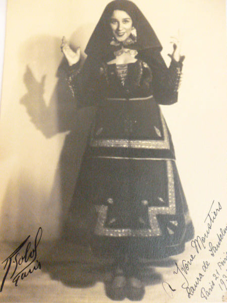 PHOTO VINTAGE / LAURA DE SANTELMO danseuse de Tango d&eacute;dicac&eacute; 1931. LAURA DE SANTELMO 