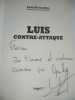 LUIS CONTRE- ATTAQUE. Luis Fernadez
entretien avec Daniel Riolo
avec envoi !