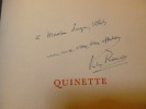 CRIME DE QUINETTE / VORGE CONTRE QUINETTE. Jules Romains, avec envoi !