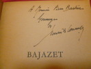 THEATRE / BAJAZET Racine envoi du metteur en scène Xavier de Courville. Racine