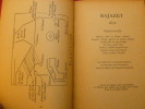 THEATRE / BAJAZET Racine envoi du metteur en scène Xavier de Courville. Racine