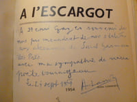 A L'ESCARGOT ( poésie )