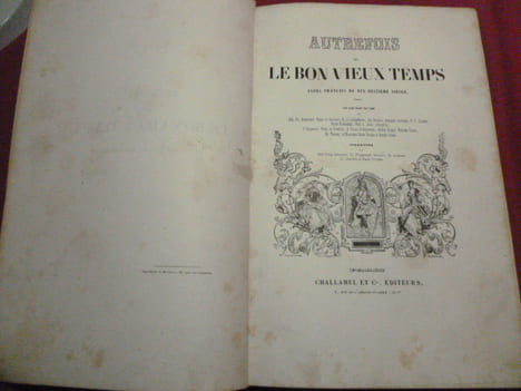 AUTREFOIS ou LE BON VIEUX TEMPS
Types Français du XVIIIe siècle. undefined