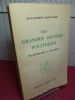 LES GRANDES ŒUVRES POLITIQUES de Machiavel à nos jours
. Jean Jacques Chevalier