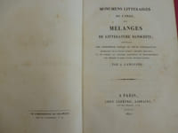 MONUMENS LITTERAIRES DE L'INDE ou MÉLANGES DE LITTÉRATURE SANSCRITE