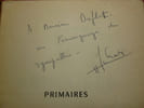 PRIMAIRES Envoi de l'auteur !. H. Le Charl&eacute;s 
