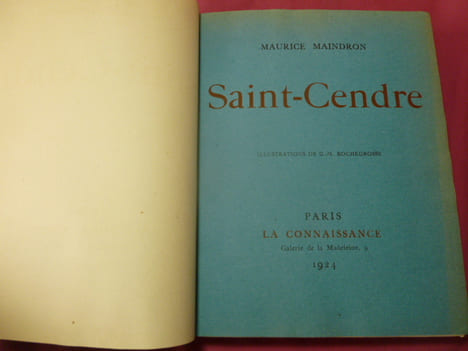 SAINT-CENDRE. Maurice Maindron
