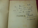 PATRICK avec envoi de l'auteur ! . Michel Bataille