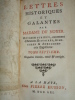 LETTRES HISTORIQUES & GALANTES. Madame du Noyer