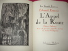 L'APPEL DE LA ROUTE. Edouard Estaunié Ed. définitive, 18 gravures originales