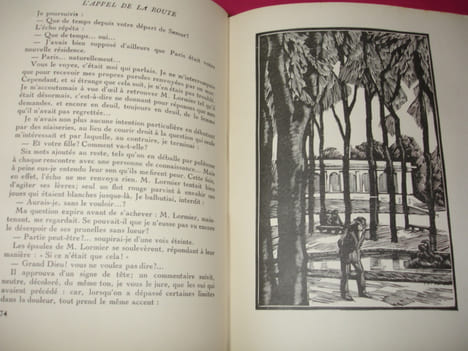 L'APPEL DE LA ROUTE. Edouard Estaunié Ed. définitive, 18 gravures originales