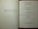 LA SAINTE BIBLE. LE LIVRE DE JOSUÉ. traduit par F.M Abel