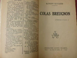COLAS BREUGNON. Romain Rolland