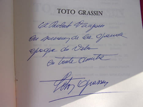 TOTO GRASSIN, le roi du plancher. Claudine Amiel