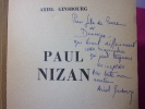 Paul Nizan. 	Ariel Ginsbourg