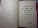 DE RAMEAU A RAVEL

Portraits et Souvenirs. Pierre Lalo