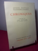 CHRONIQUES. Jacques Bainville