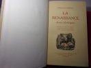 La Renaissance. Scènes historiques historiques. Etablissement du texte. Introduction et notes par Jean Mistler.. Comte de Gobineau