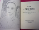 SUITE A MOI-MEME, poèmes avec un dessin inédit de Marie Laurencin 1953.
. George-Day 