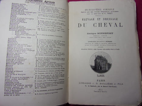 ÉLEVAGE ET DRESSAGE DU CHEVAL. G.Bonnefont