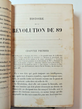Nouvelle Histoire de la Révolution Française de 1789. Son origine. Francis Nettement