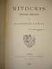 NITOCRIS, Histoires Africaines. Florentin Loriot Ex libris + envoi