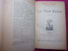 LA NUIT FINIRA. Marcel Prévost