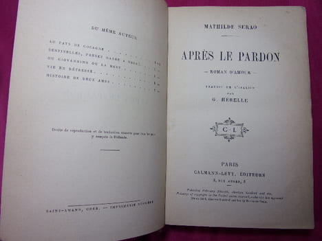 APRÈS LE PARDON Roman d'amour. Mathilde Serac