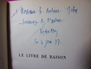 LE LIVRE DE RAISON. 
Joseph de Pesquidoux