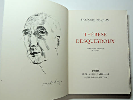THÉRÈSE DESQUEYROUX. François Mauriac