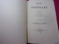 ŒUVRES DE FROISSART / POÉSIES