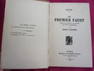 LE PREMIER FAUST. Henry Guenser