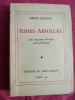 RIMES ABSOLUES. Simon Leroux