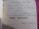 RIMES ABSOLUES. Simon Leroux