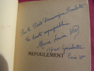 REFOULEMENT ( Poèmes ). Marie Louise Vert