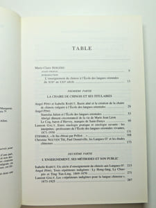 Un siècle d'enseignement du chinois à l'école des langues orientales 1840-1945