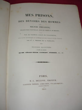 MES PRISONS, suivi des devoirs des hommes. Servio Pellico