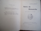 SOIRS DE DIMANCHE. Alphonse Bourgoin