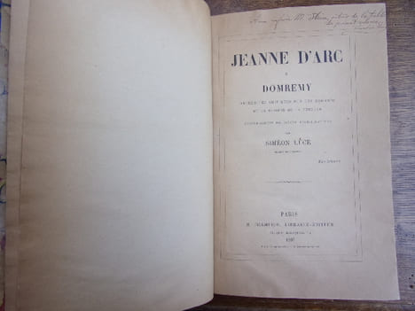 JEANNE D'ARC A DOMREMY. Siméon Luce